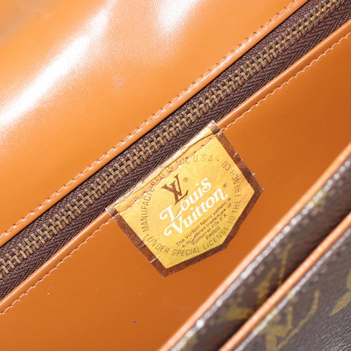 LOUIS VUITTON Monogram Envelope Clutch Bag USA limited LV Auth am12317A