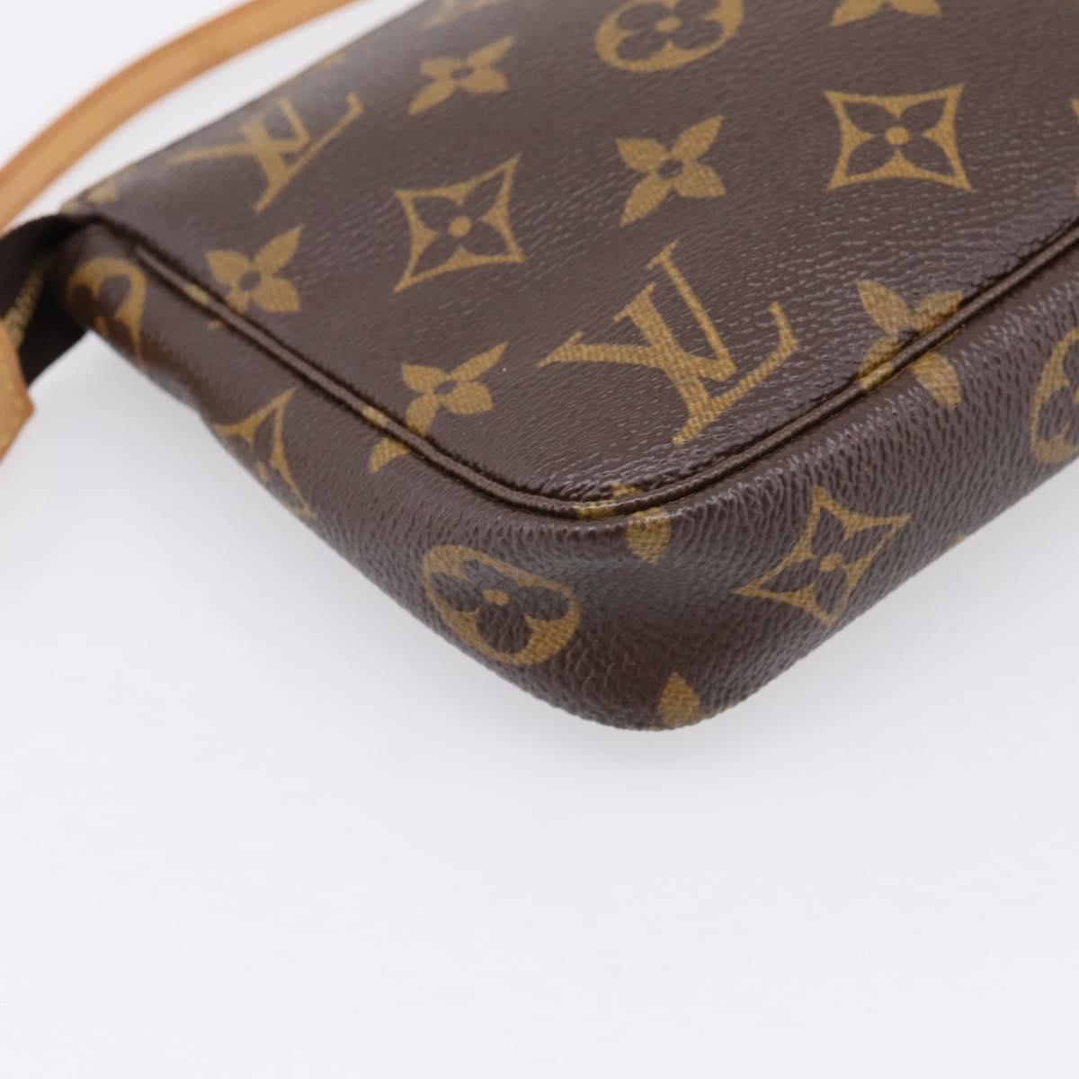 LOUIS VUITTON Monogram Pochette Accessoires Pouch M51980 LV Auth am12318V