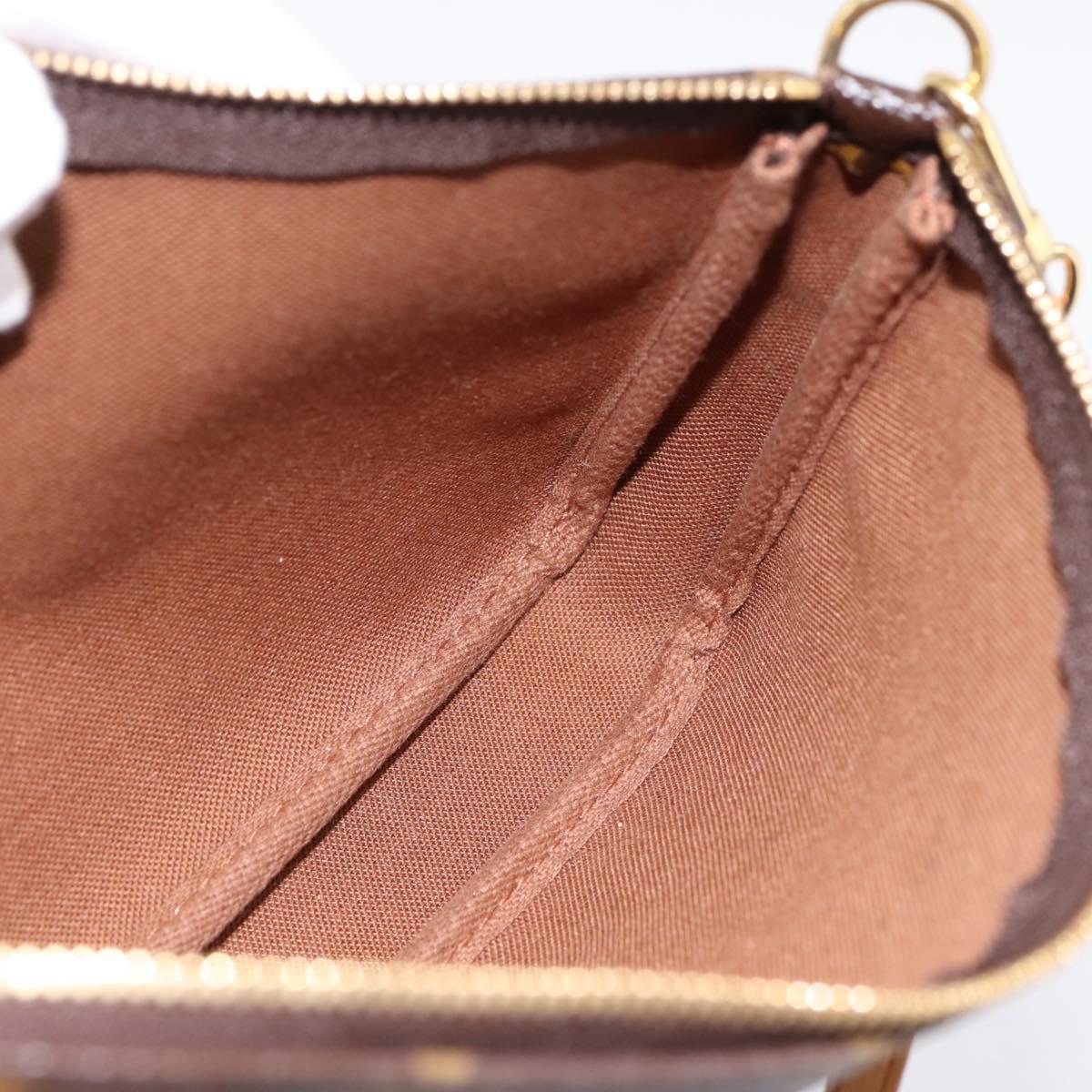 LOUIS VUITTON Monogram Pochette Accessoires Pouch M51980 LV Auth am12318V