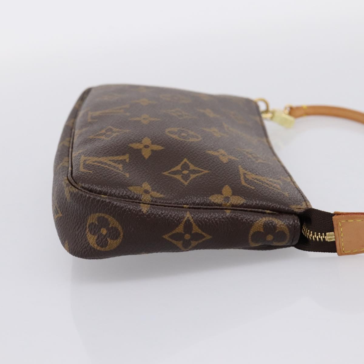 LOUIS VUITTON Monogram Pochette Accessoires Pouch M51980 LV Auth am12318V