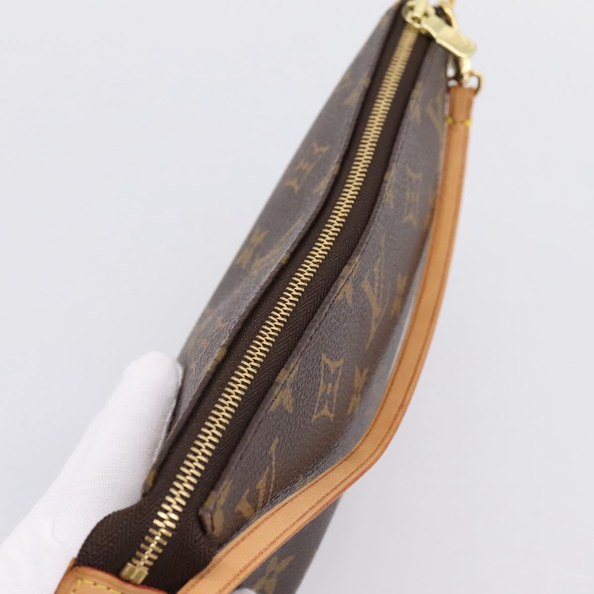 LOUIS VUITTON Monogram Pochette Accessoires Pouch M51980 LV Auth am12318V