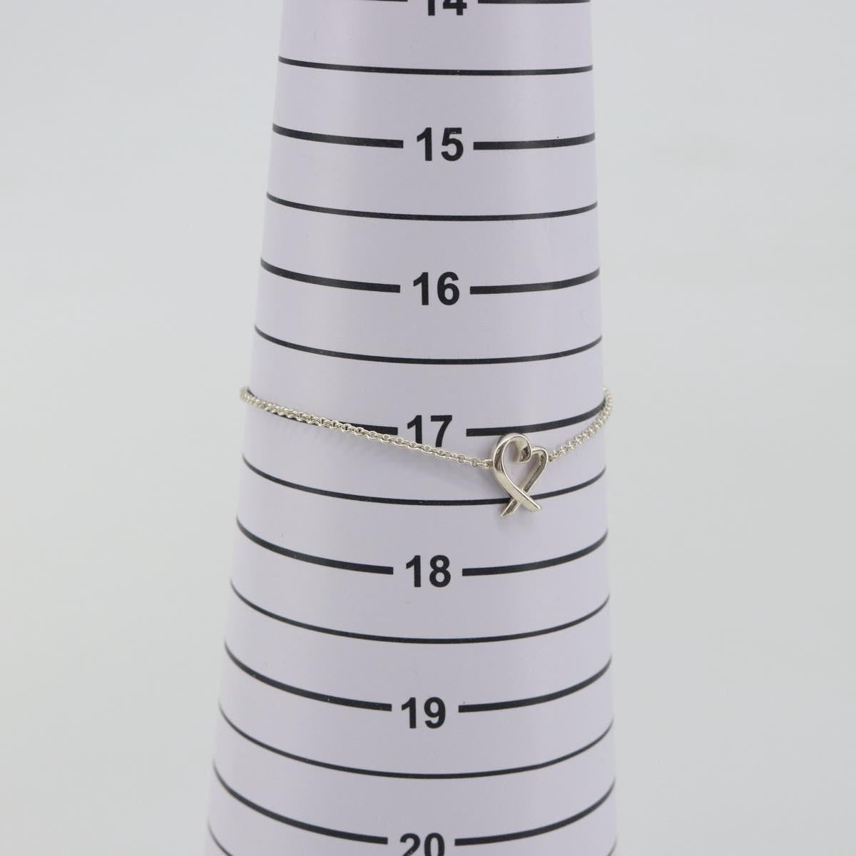 TIFFANY&Co. Loving Heart Bracelet Ag925 Silver Auth am12320M