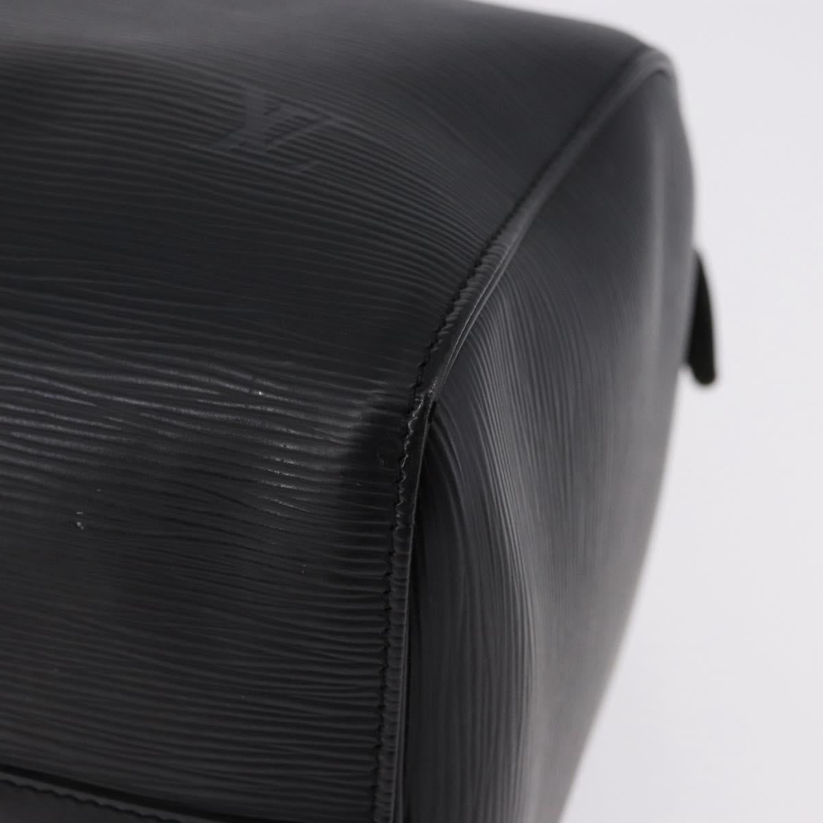 LOUIS VUITTON Epi Speedy 35 Hand Bag Noir Black M42992 LV Auth am12330V