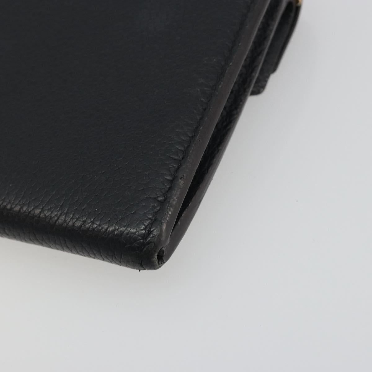 LOUIS VUITTON Monogram Portefeuille Duble V Wallet Black M64319 LV Auth am12337V