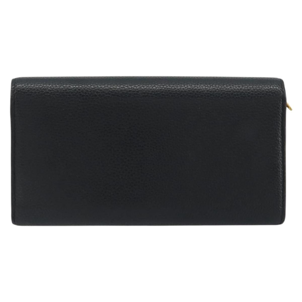 LOUIS VUITTON Monogram Portefeuille Duble V Wallet Black M64319 LV Auth am12337V