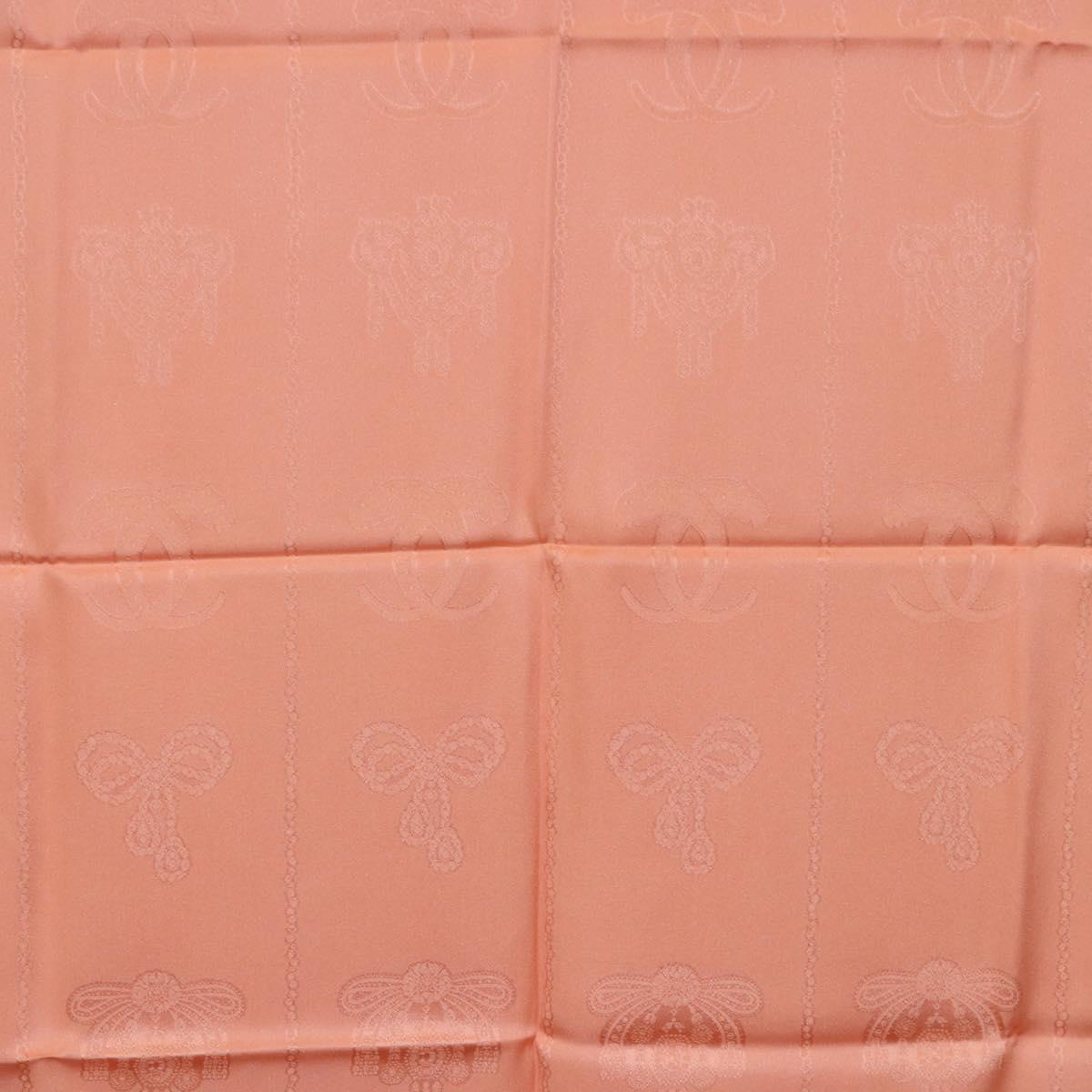 CARTIER Scarf Silk Pink Auth am12338M