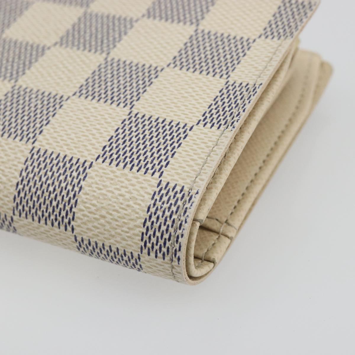 LOUIS VUITTON Damier Azur Portefeuille Viennois Wallet N61676 LV Auth am12345V