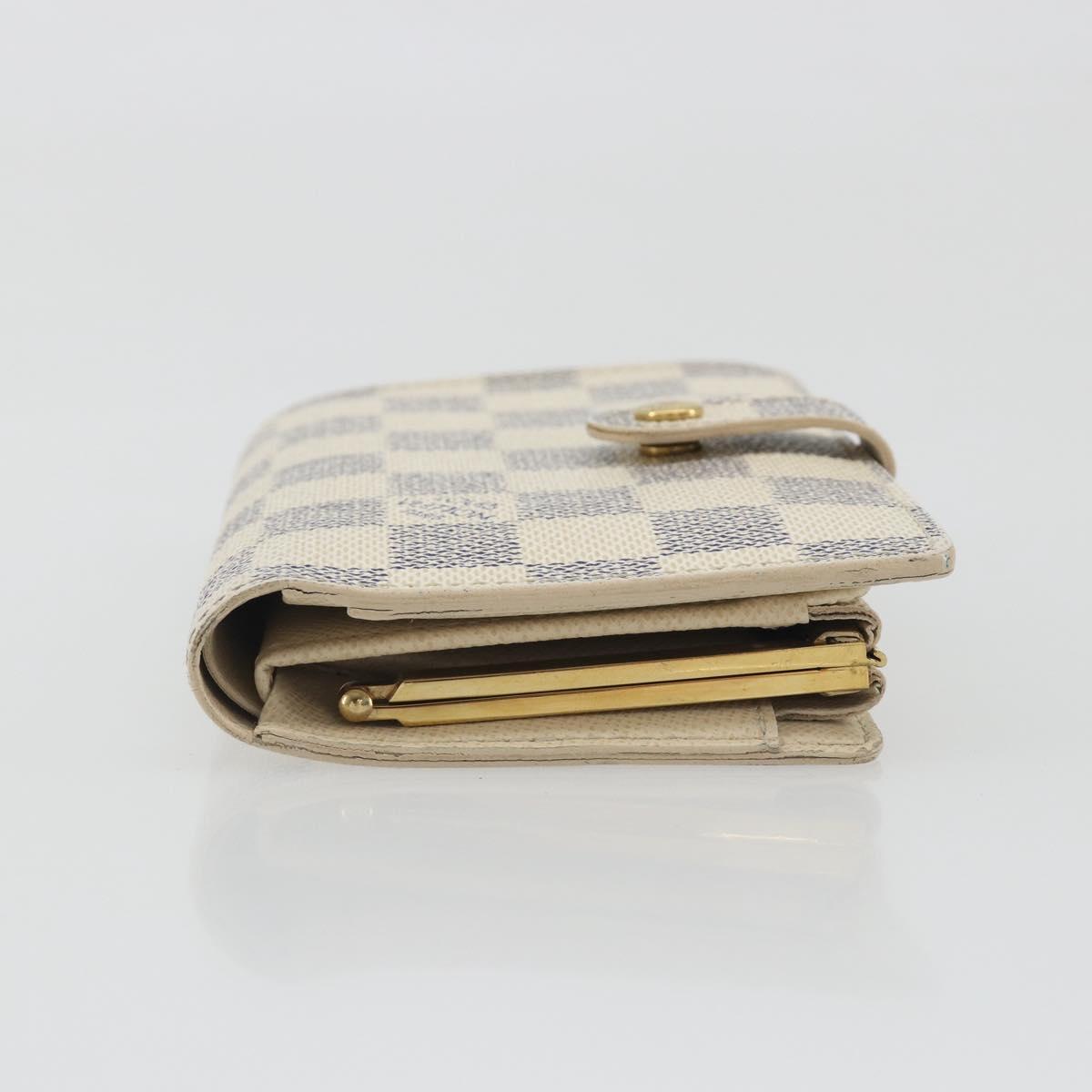 LOUIS VUITTON Damier Azur Portefeuille Viennois Wallet N61676 LV Auth am12345V