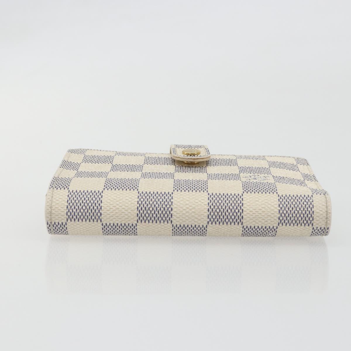 LOUIS VUITTON Damier Azur Portefeuille Viennois Wallet N61676 LV Auth am12345V