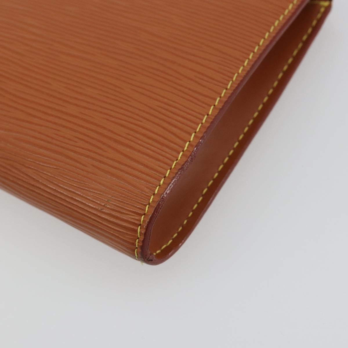 LOUIS VUITTON Epi Pochette Accessoires Pouch Zipangu Gold M52948 Auth am12356A