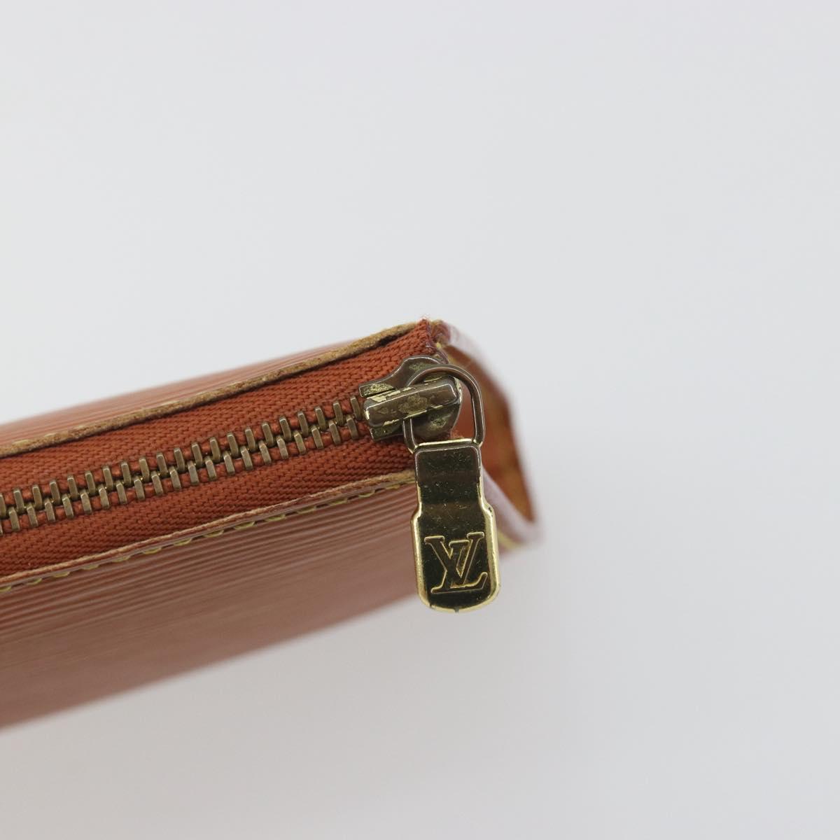 LOUIS VUITTON Epi Pochette Accessoires Pouch Zipangu Gold M52948 Auth am12356A