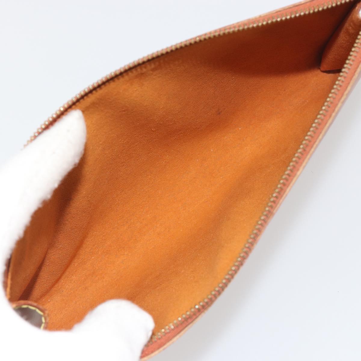 LOUIS VUITTON Epi Pochette Accessoires Pouch Zipangu Gold M52948 Auth am12356A