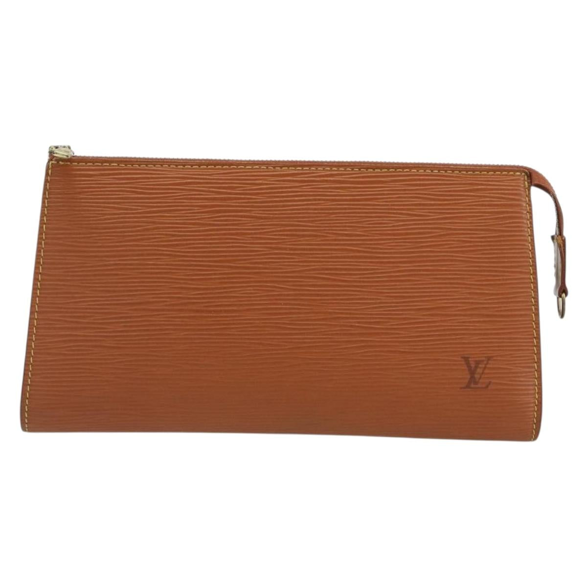 LOUIS VUITTON Epi Pochette Accessoires Pouch Zipangu Gold M52948 Auth am12356A