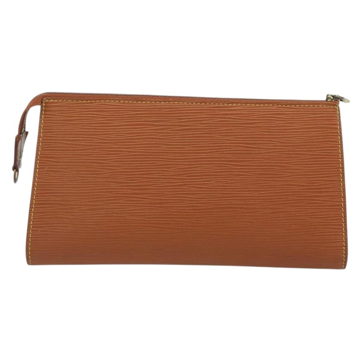 LOUIS VUITTON Epi Pochette Accessoires Pouch Zipangu Gold M52948 Auth am12356A