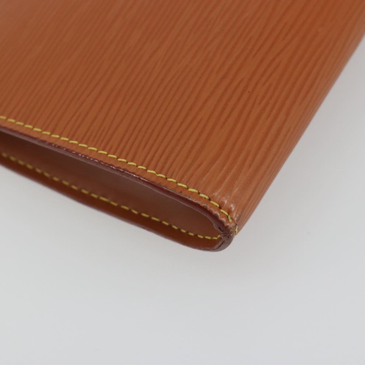 LOUIS VUITTON Epi Pochette Accessoires Pouch Zipangu Gold M52948 Auth am12356A