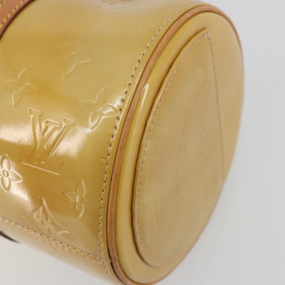 LOUIS VUITTON Monogram Vernis Bedford Hand Bag Beige M91006 LV Auth am12370V