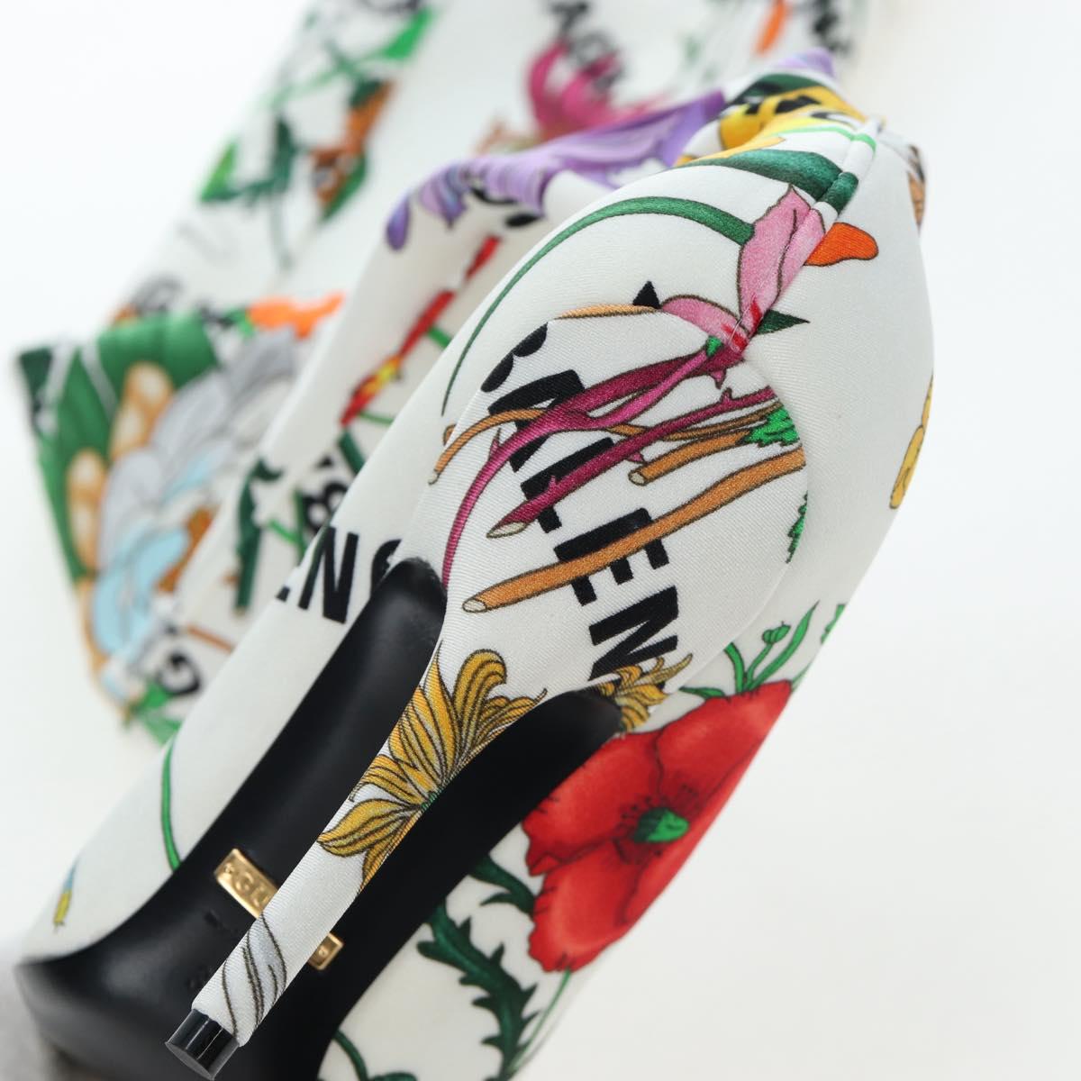 GUCCI x BALENCIAGA The Hacker Project Floral Long Heels Canvas Auth am12373SAM