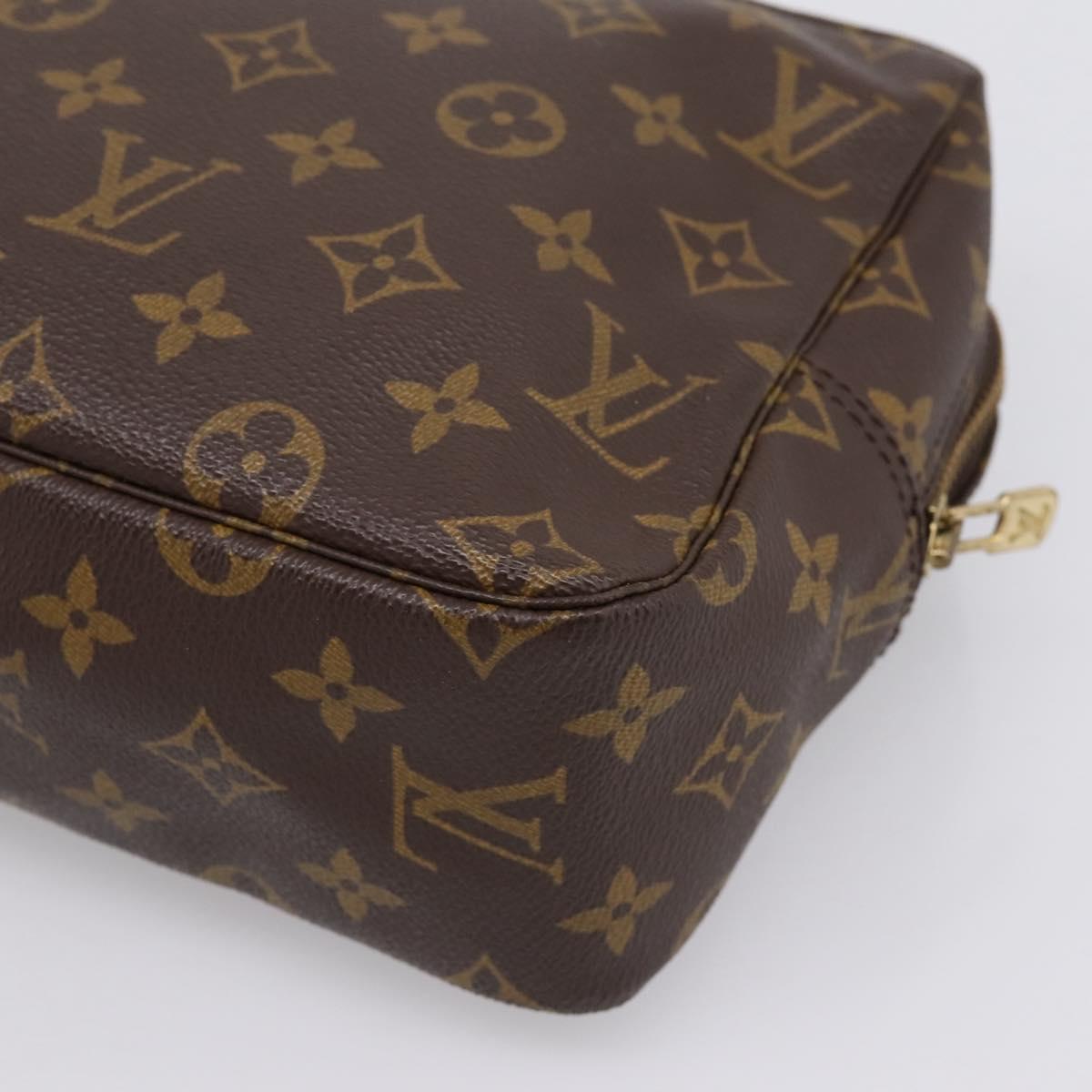LOUIS VUITTON Monogram Trousse Toilette 28 Clutch Bag M47522 LV Auth am12377A