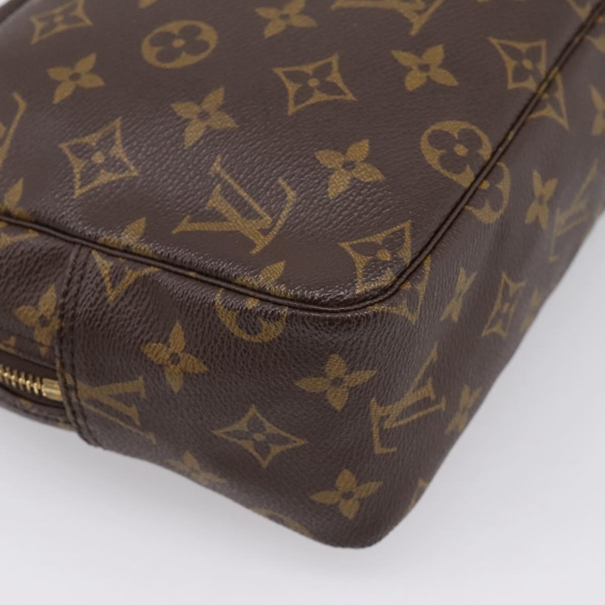 LOUIS VUITTON Monogram Trousse Toilette 28 Clutch Bag M47522 LV Auth am12377A
