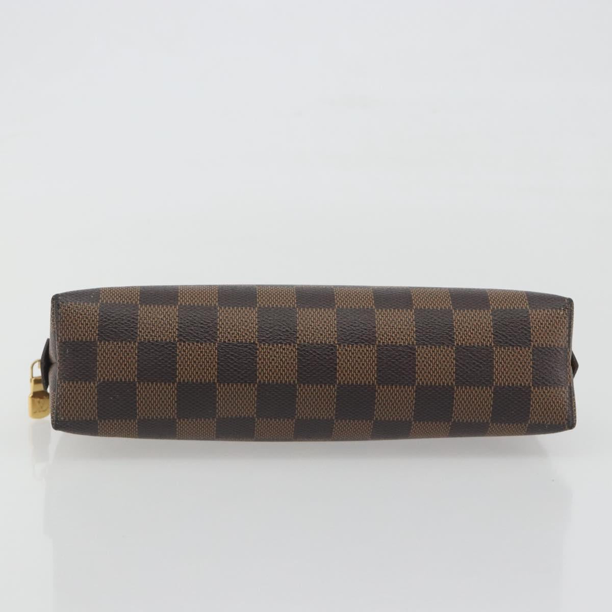 LOUIS VUITTON Damier Ebene Pochette Cosmetic GM Pouch N23345 LV Auth am12379A