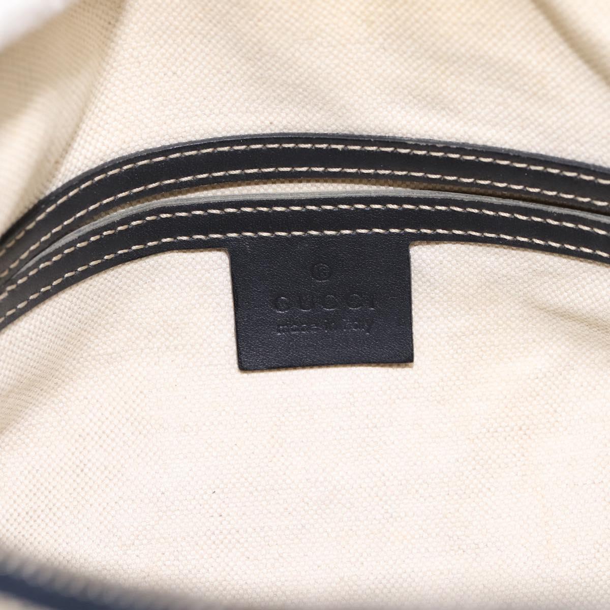 GUCCI GG Supreme Shoulder Bag PVC Navy Silver 246881 Auth am12385A