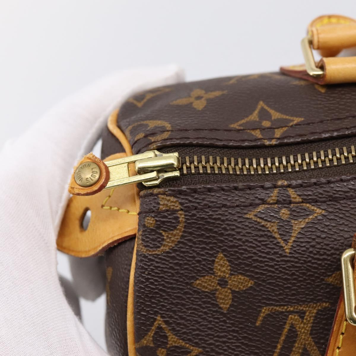 LOUIS VUITTON Monogram Speedy 25 Hand Bag M41528 LV Auth am12394A