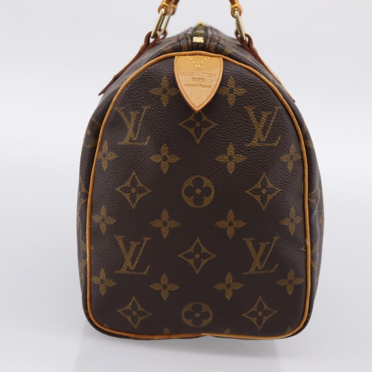 LOUIS VUITTON Monogram Speedy 25 Hand Bag M41528 LV Auth am12394A