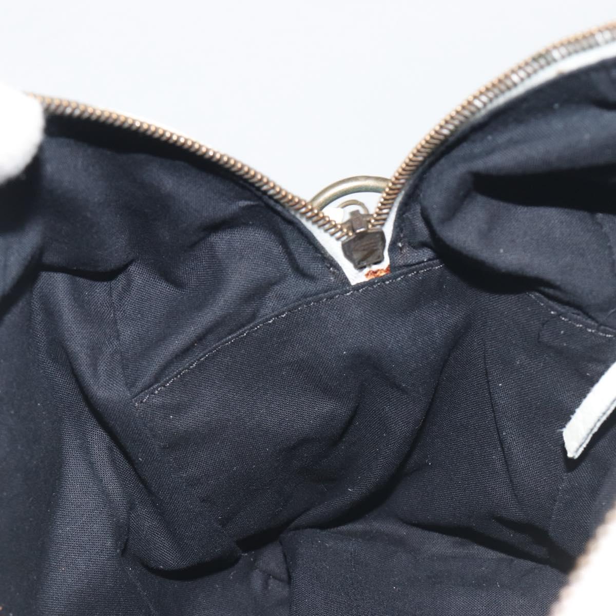 BALENCIAGA The box Hand Bag Leather 2way White 145694 Auth am12395V