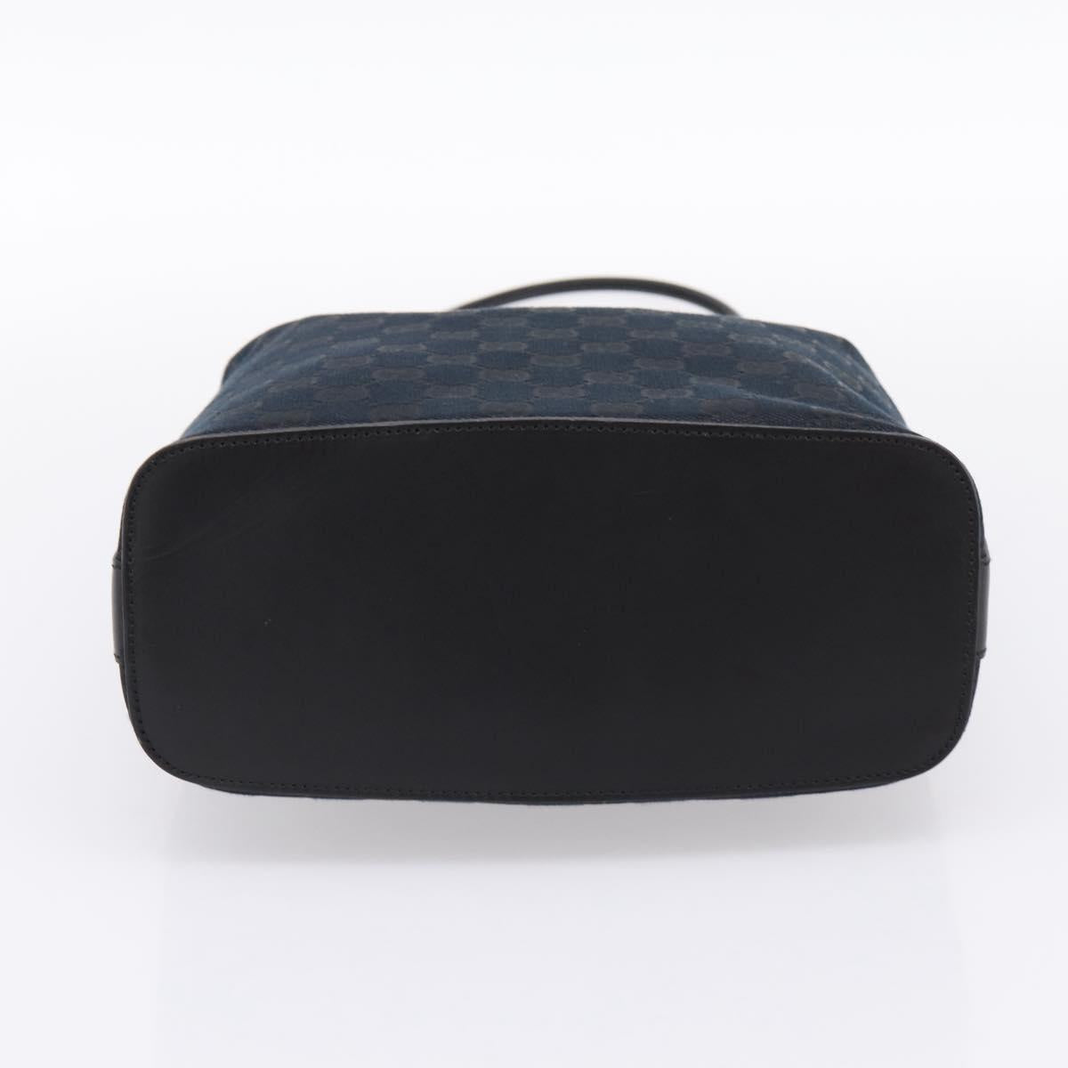 GUCCI GG Canvas Shoulder Bag Black Silver 001 3814 Auth am12400V