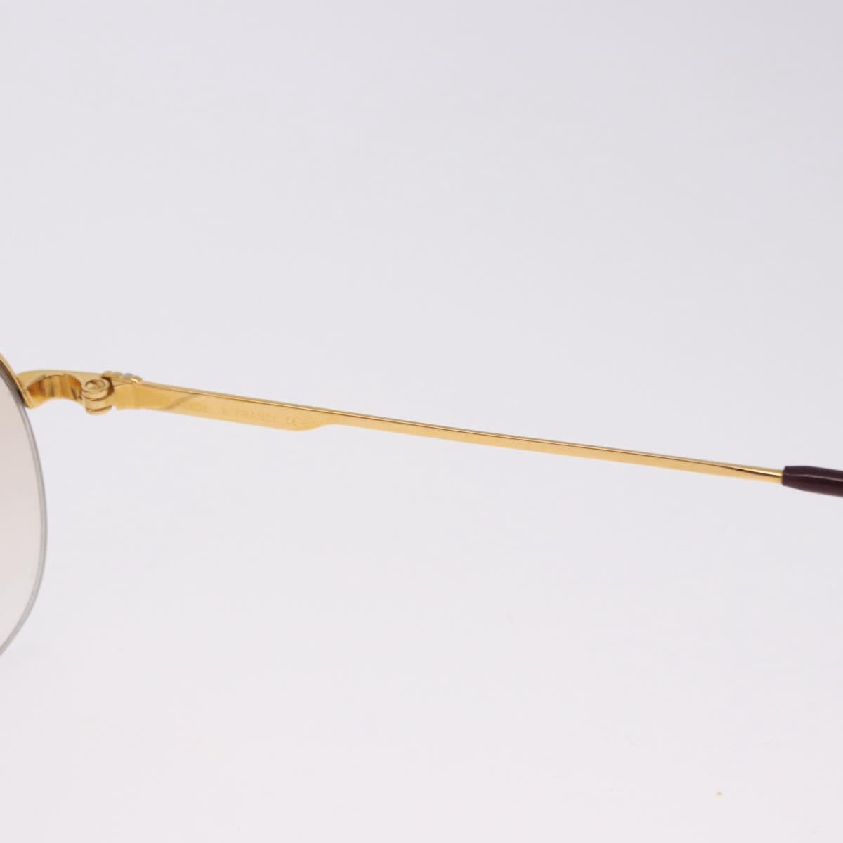 CARTIER Trinity Sunglasses metal Gold Auth am12402M