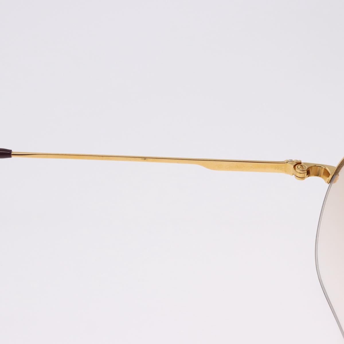 CARTIER Trinity Sunglasses metal Gold Auth am12402M