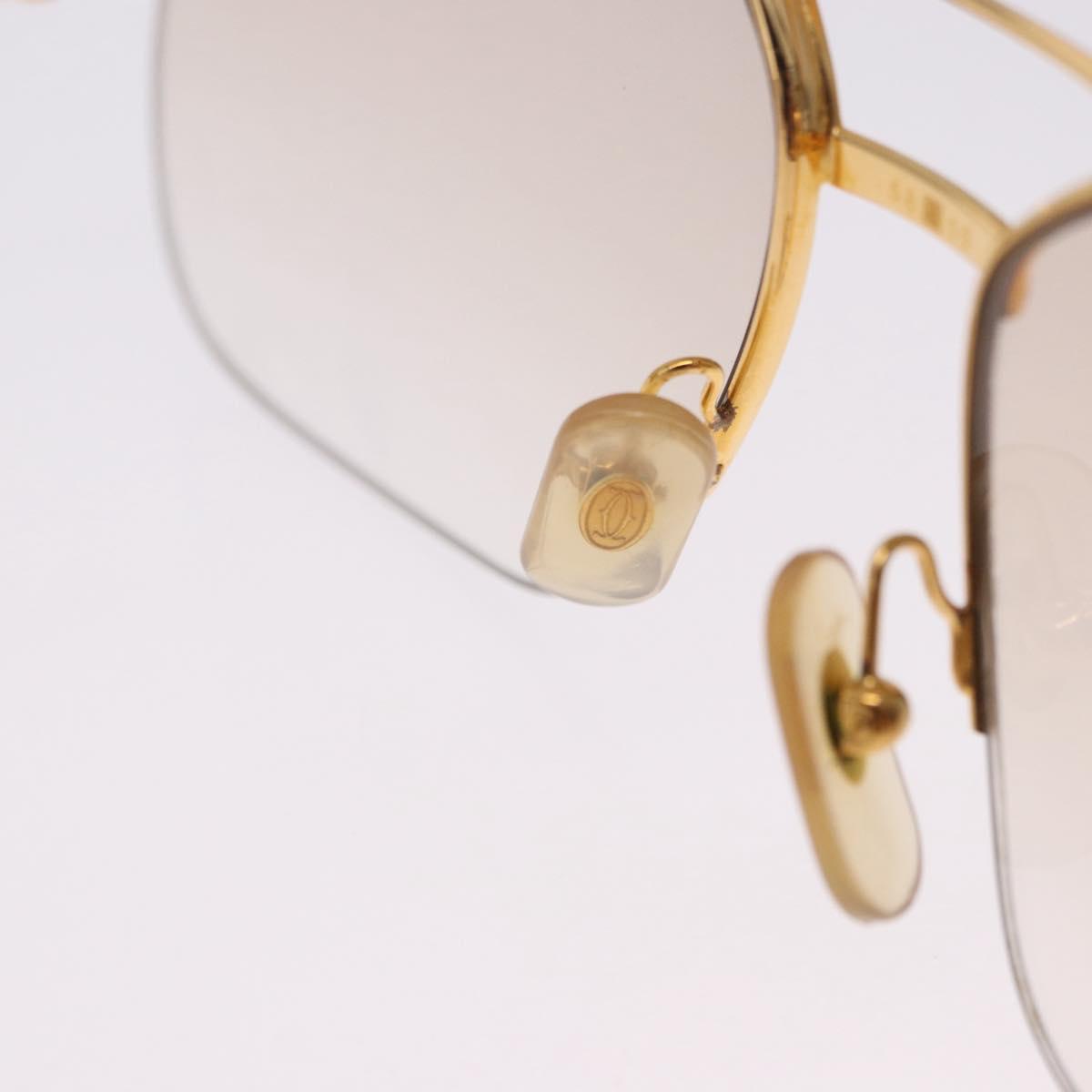 CARTIER Trinity Sunglasses metal Gold Auth am12402M