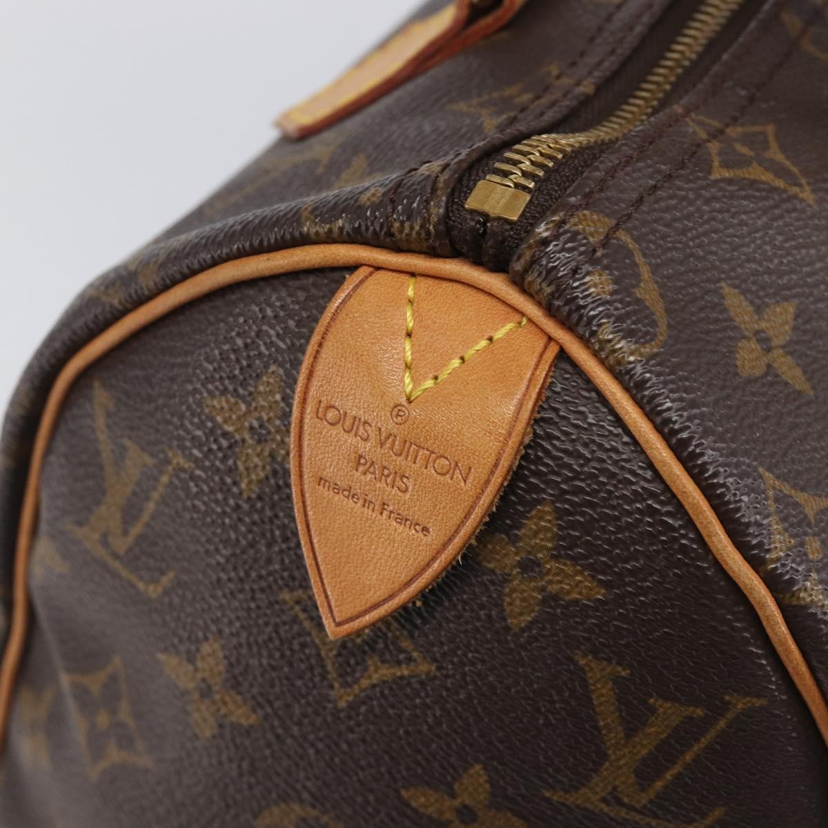 LOUIS VUITTON Monogram Speedy 25 Hand Bag M41528 LV Auth am12418V
