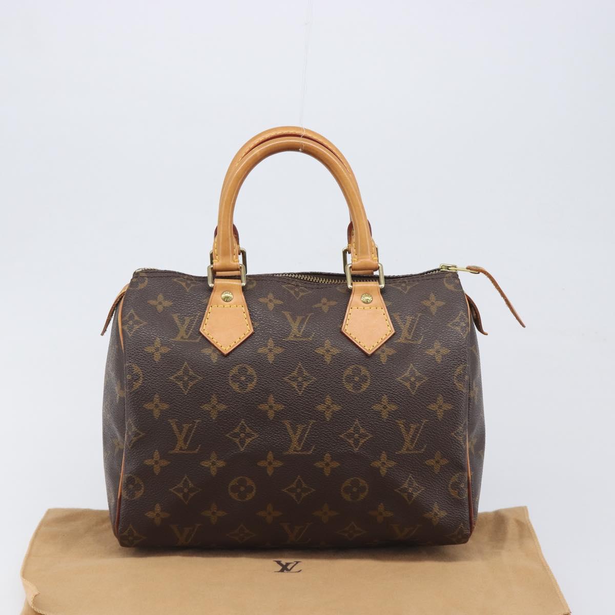 LOUIS VUITTON Monogram Speedy 25 Hand Bag M41528 LV Auth am12418V