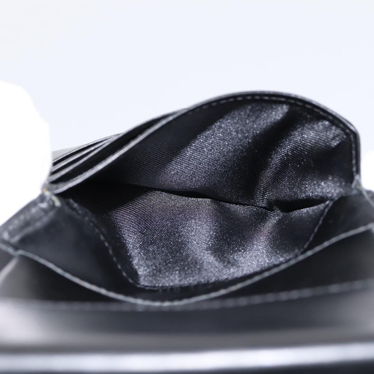 FENDI Zucca Canvas Compact Trifold Wallet Black Auth am12424V