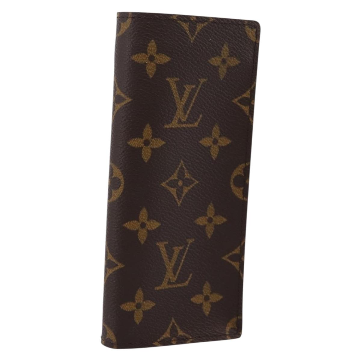 LOUIS VUITTON Monogram Etui Lunette Simple Glasses Case M62962 LV Auth am12425V