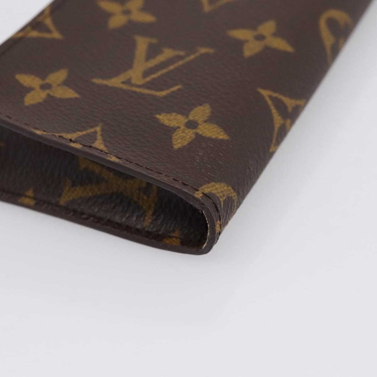 LOUIS VUITTON Monogram Etui Lunette Simple Glasses Case M62962 LV Auth am12425V