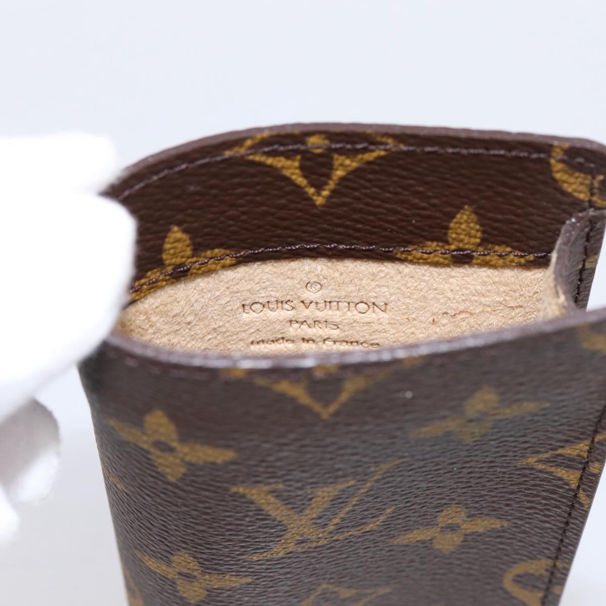LOUIS VUITTON Monogram Etui Lunette Simple Glasses Case M62962 LV Auth am12425V