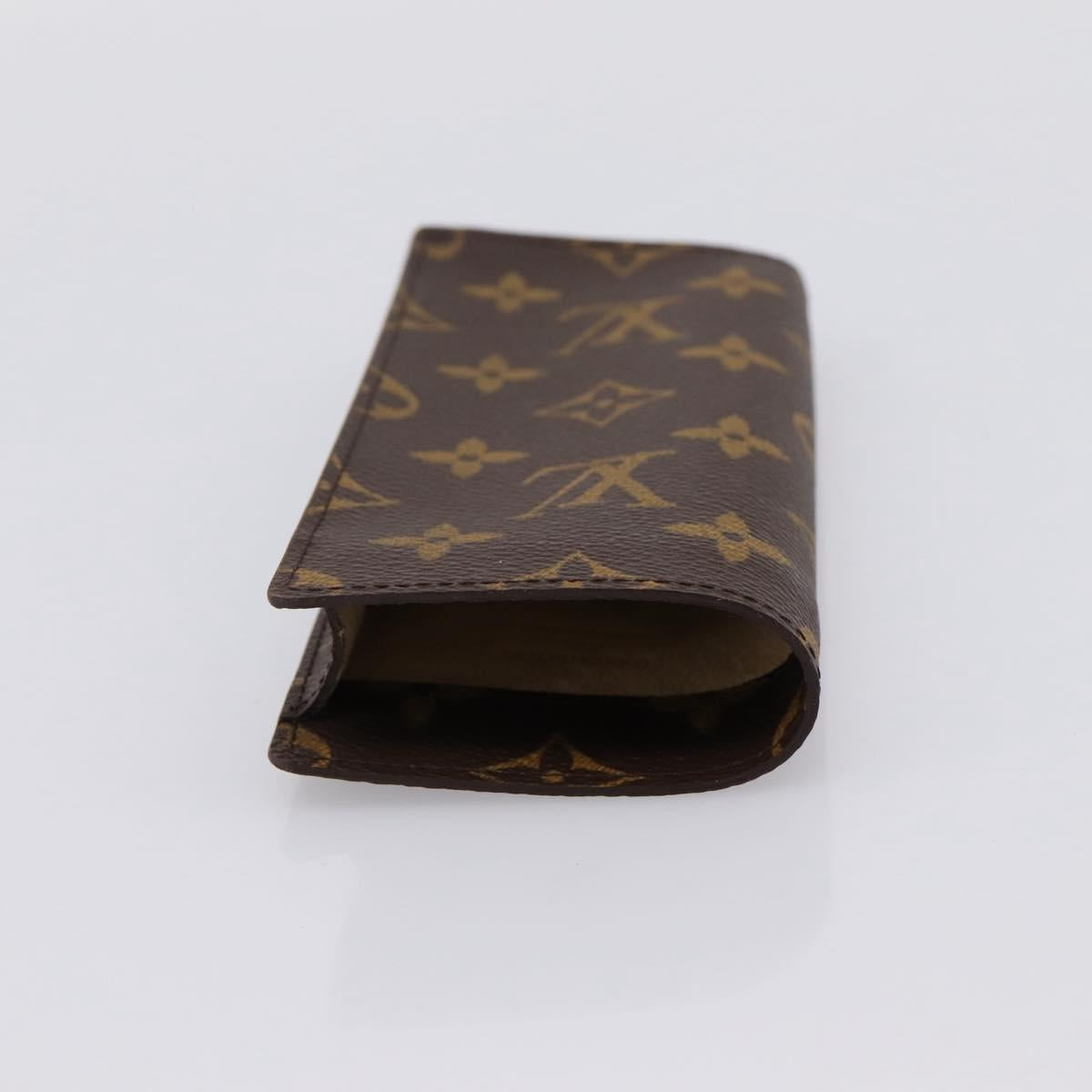 LOUIS VUITTON Monogram Etui Lunette Simple Glasses Case M62962 LV Auth am12425V