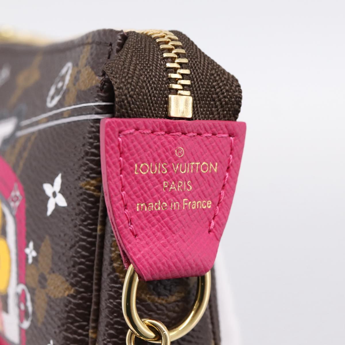 LOUIS VUITTON Vivienne Mini Pochette Accessoires Pouch M68490 LV Auth am12434M