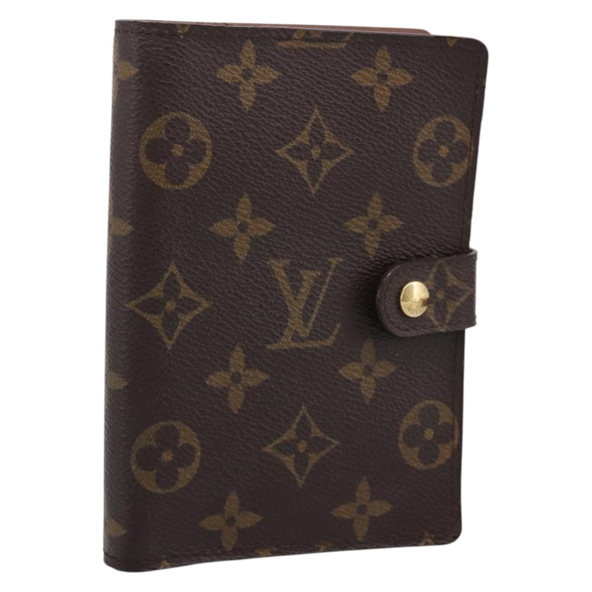 LOUIS VUITTON Monogram Agenda PM Day Planner Cover R20005 LV Auth am12435V