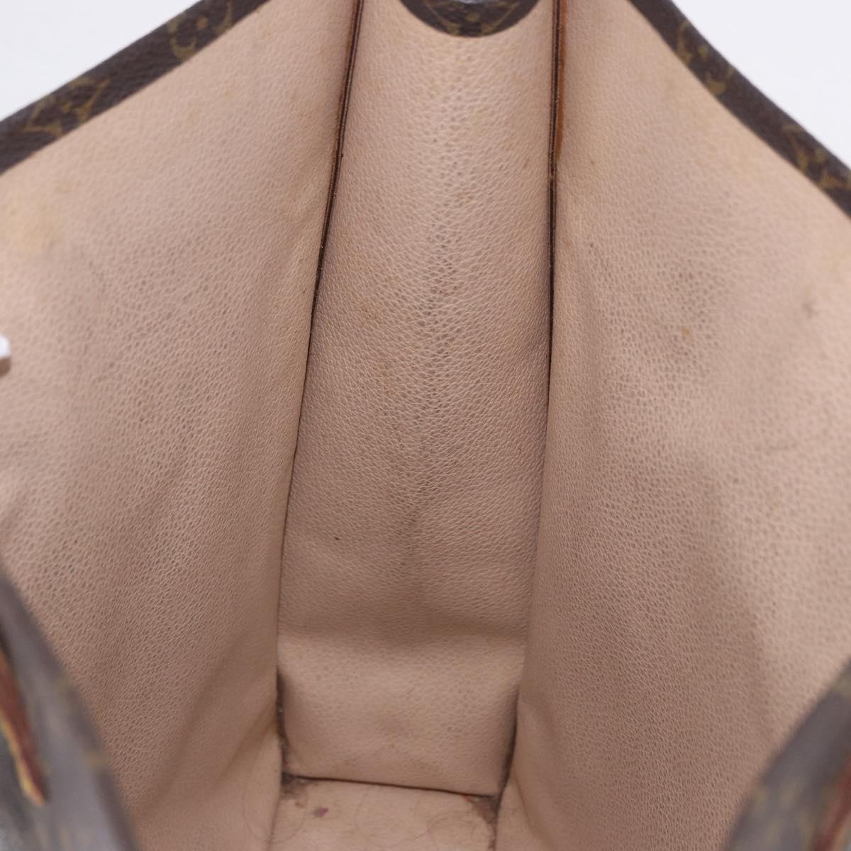 LOUIS VUITTON Monogram Sac Plat Hand Bag M51140 LV Auth am12439