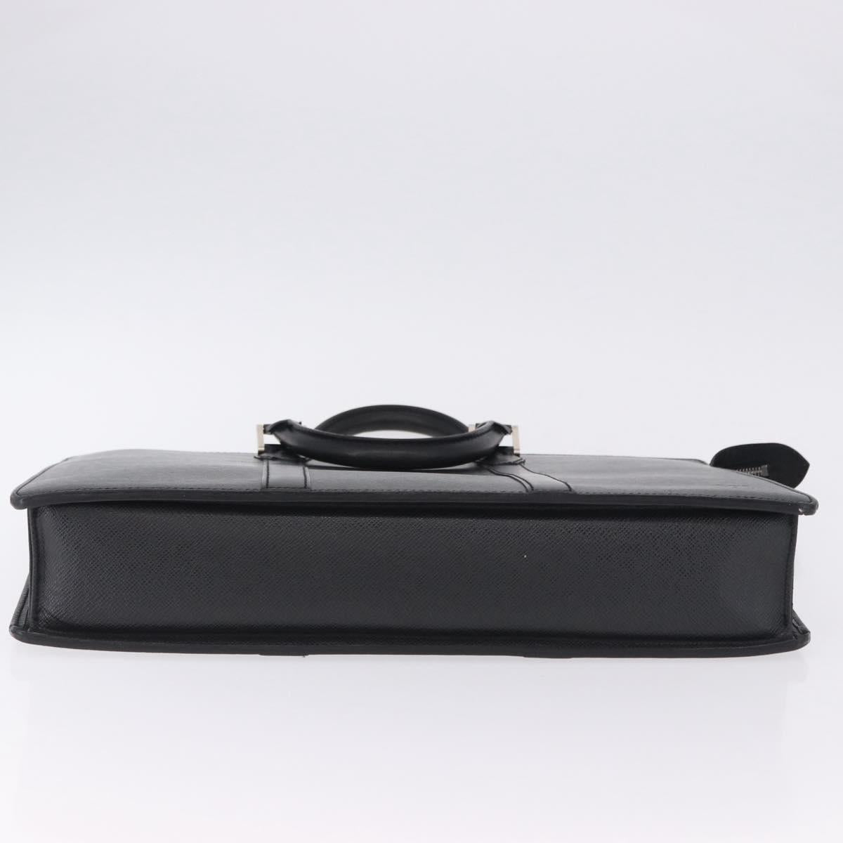 LOUIS VUITTON Taiga Porte Documents Rozan Bag Ardoise M30052 LV Auth am12442
