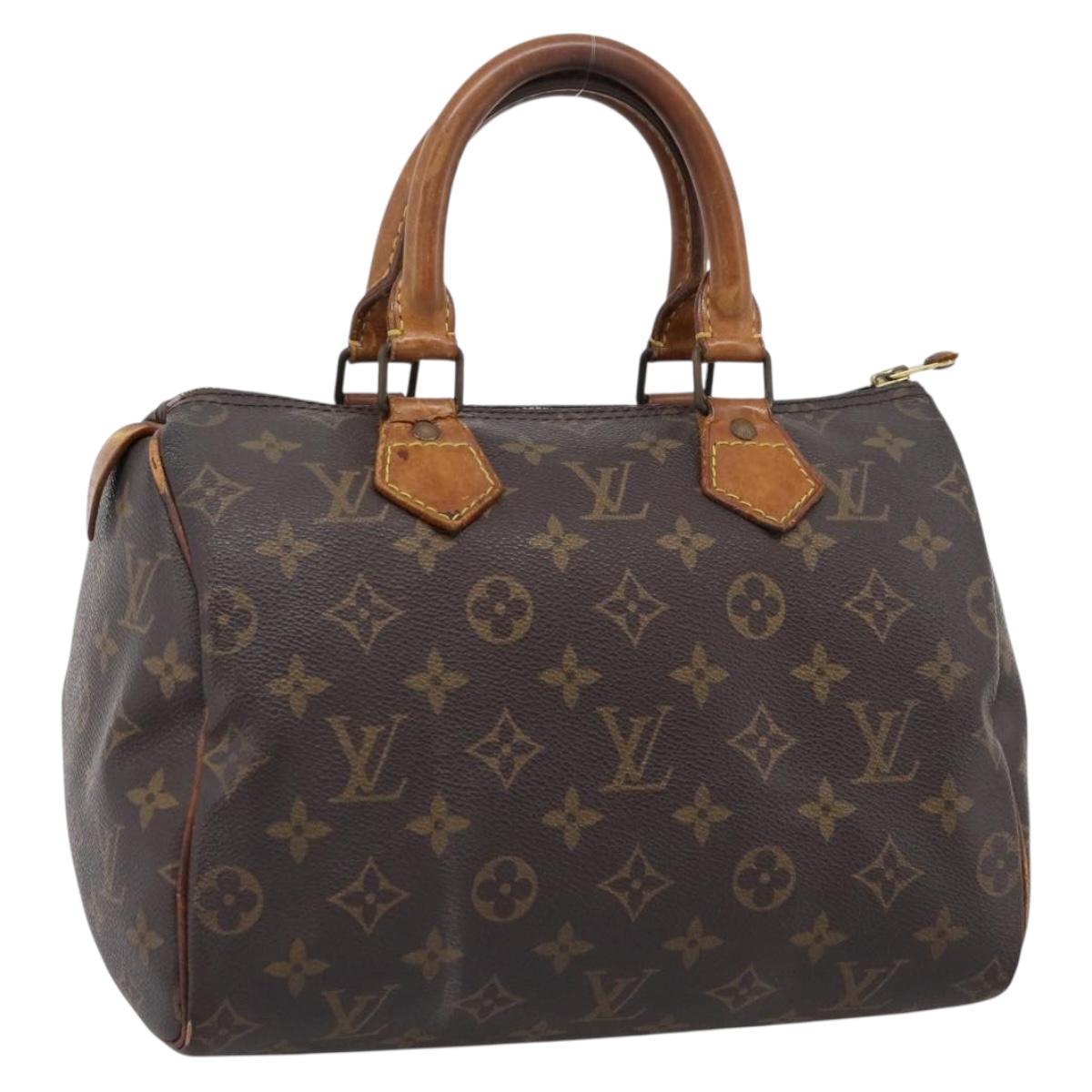 LOUIS VUITTON Monogram Speedy 25 Hand Bag M41528 LV Auth am12443