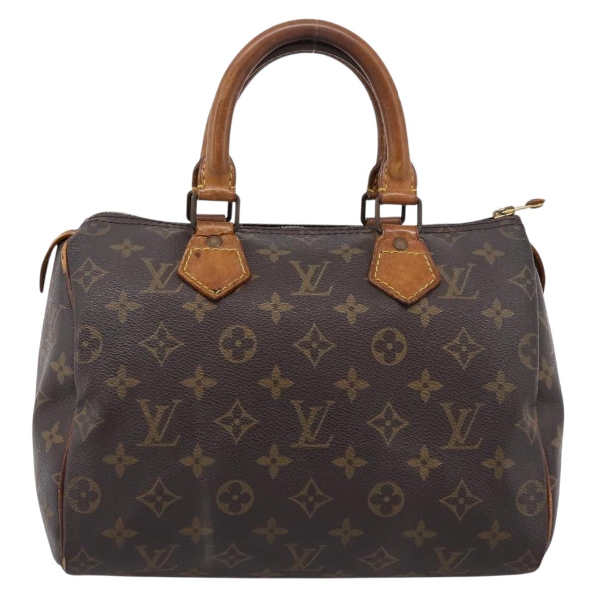 LOUIS VUITTON Monogram Speedy 25 Hand Bag M41528 LV Auth am12443