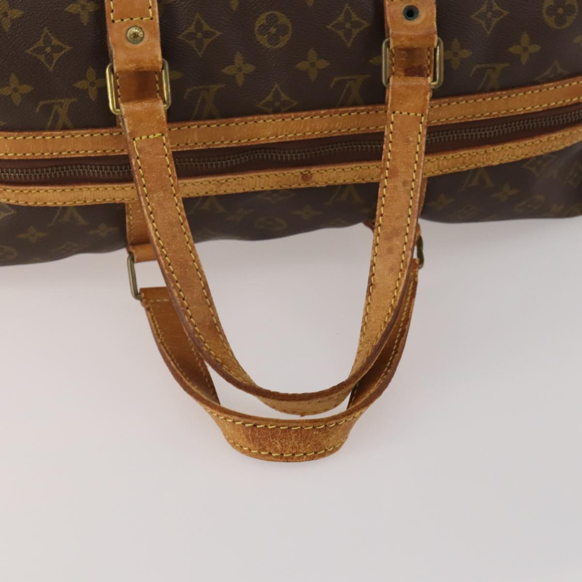 LOUIS VUITTON Monogram Sac Souple 35 Boston Bag M41626 LV Auth am12447