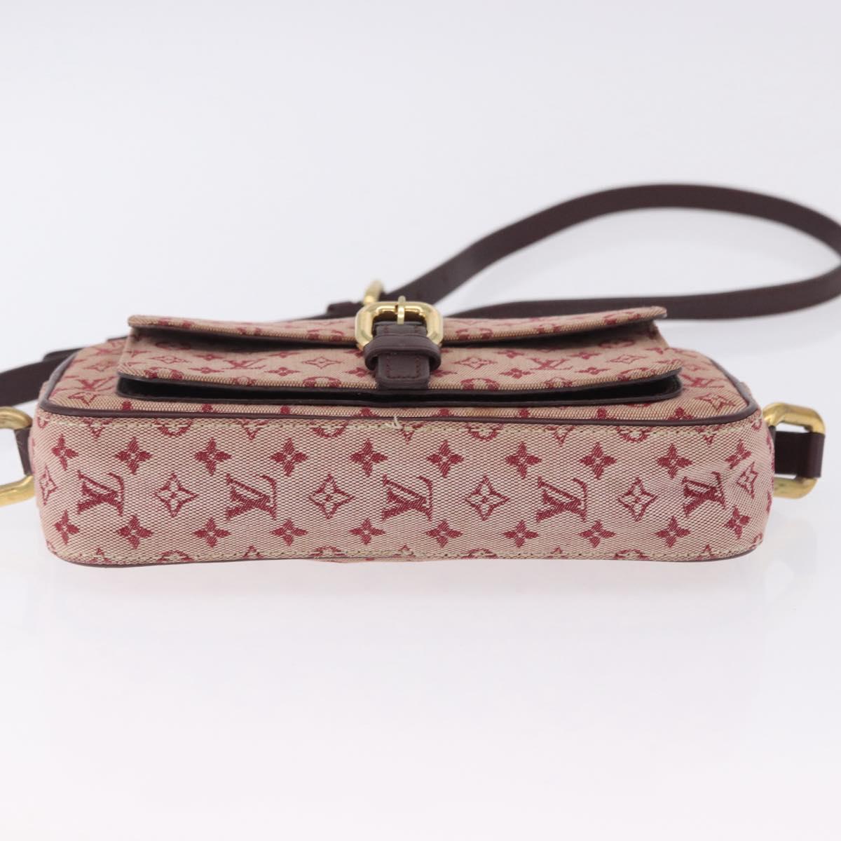 LOUIS VUITTON Monogram Mini Juliet MM Shoulder Bag Red M92219 LV Auth am12469