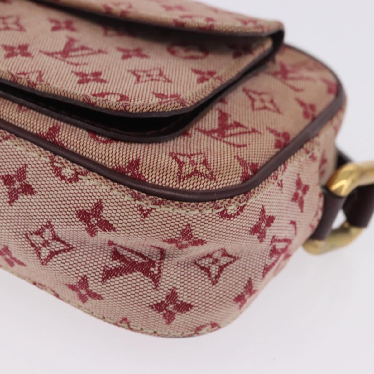 LOUIS VUITTON Monogram Mini Juliet MM Shoulder Bag Red M92219 LV Auth am12469