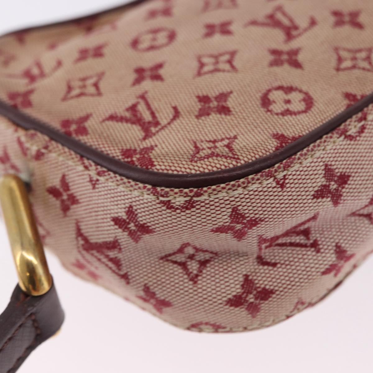 LOUIS VUITTON Monogram Mini Juliet MM Shoulder Bag Red M92219 LV Auth am12469