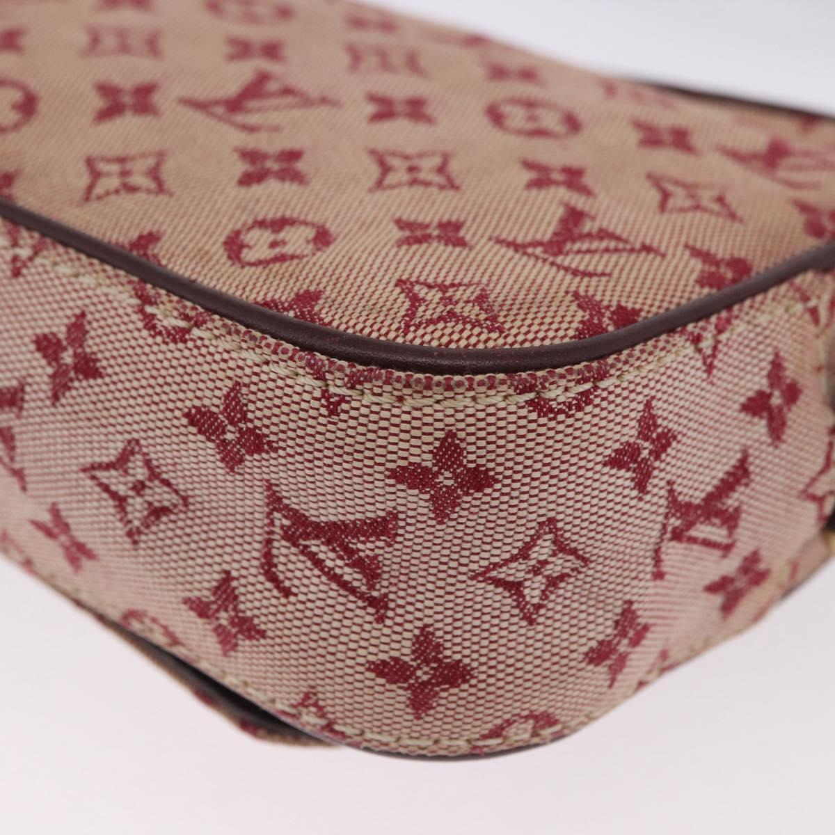 LOUIS VUITTON Monogram Mini Juliet MM Shoulder Bag Red M92219 LV Auth am12469